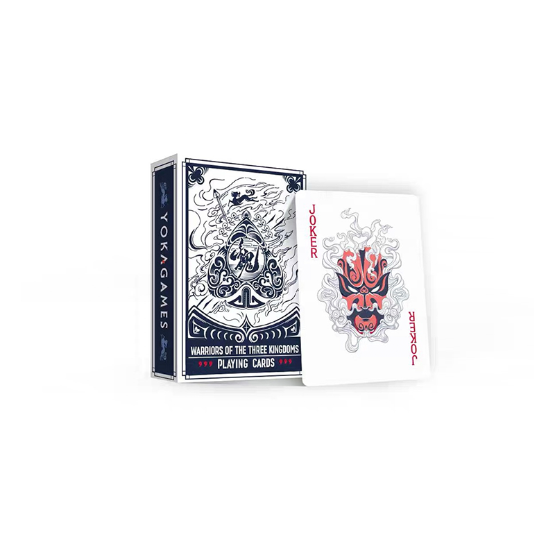 Warriors Of Three Kingdoms (Blue) Playing Cards by YOKAGAME wwww.magiedirecte.com