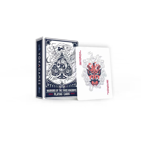 Warriors Of Three Kingdoms (Blue) Playing Cards by YOKAGAME wwww.magiedirecte.com