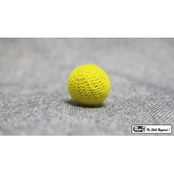 Crochet Ball .75 inch Single (Yellow) by Mr. Magic - Trick wwww.magiedirecte.com