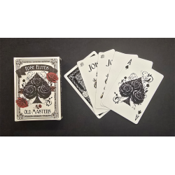 Rose Elites - Old Masters (Black) Marked Deck Playing Cards wwww.magiedirecte.com