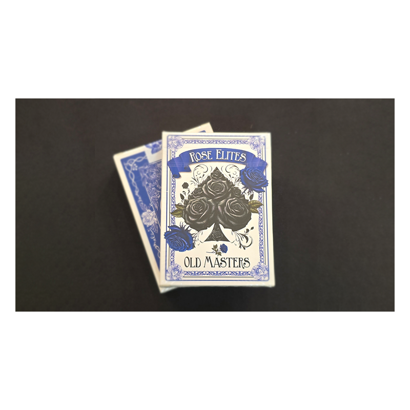 Rose Elites - Old Masters (Blue) Marked Deck Playing Cards wwww.magiedirecte.com