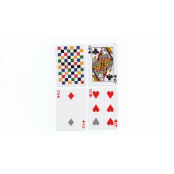 Multi Checkerboard ANYONE Playing Cards wwww.magiedirecte.com