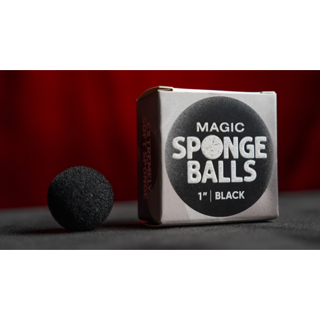 Sponge Balls 50PK BLACK 1" by Murphy's Magic wwww.magiedirecte.com