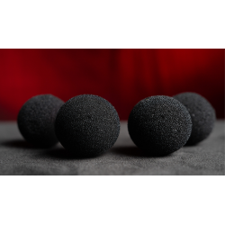 Sponge Balls 50PK BLACK 1" by Murphy's Magic wwww.magiedirecte.com