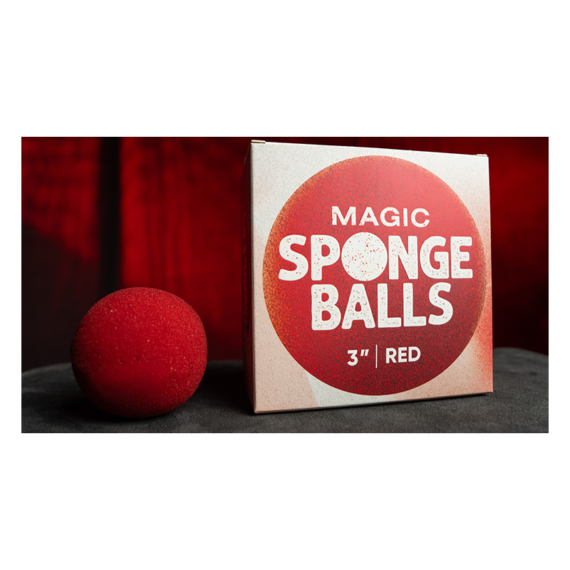 Magic Sponge Balls 50PK RED 3" by Murphy's Magic wwww.magiedirecte.com
