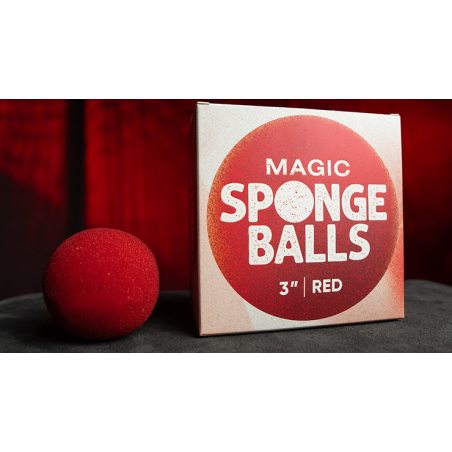 Magic Sponge Balls 50PK RED 3" by Murphy's Magic wwww.magiedirecte.com