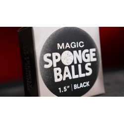 Magic Sponge Balls 50PK BLACK 1.5" by Murphy's Magic wwww.magiedirecte.com