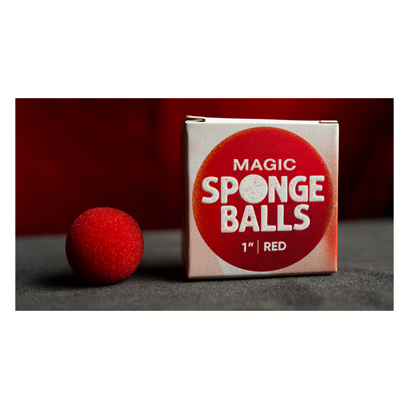 Magic Sponge Balls 50PK RED 1" by Murphy's Magic wwww.magiedirecte.com