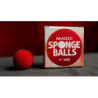 Sponge Balls 50PK RED 1" wwww.magiedirecte.com