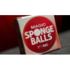 Sponge Balls 50PK RED 1" wwww.magiedirecte.com