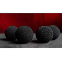 Sponge Balls 50PK BLACK 2" wwww.magiedirecte.com