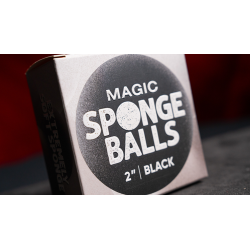 Magic Sponge Balls 50PK BLACK 2" by Murphy's Magic wwww.magiedirecte.com