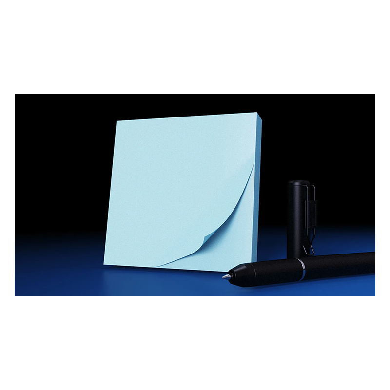 The Iarvel Magic Post-It Pad (Blue) by Iarvel Magic wwww.magiedirecte.com