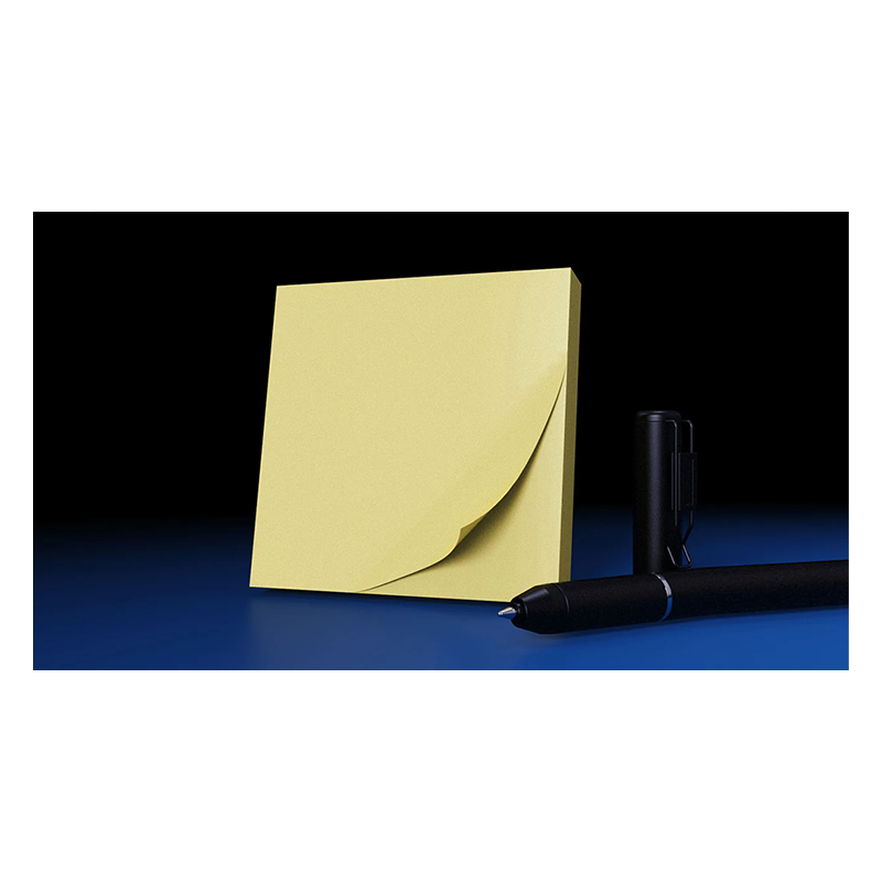 The Iarvel Magic Post-It Pad (Yellow) by Iarvel Magic wwww.magiedirecte.com