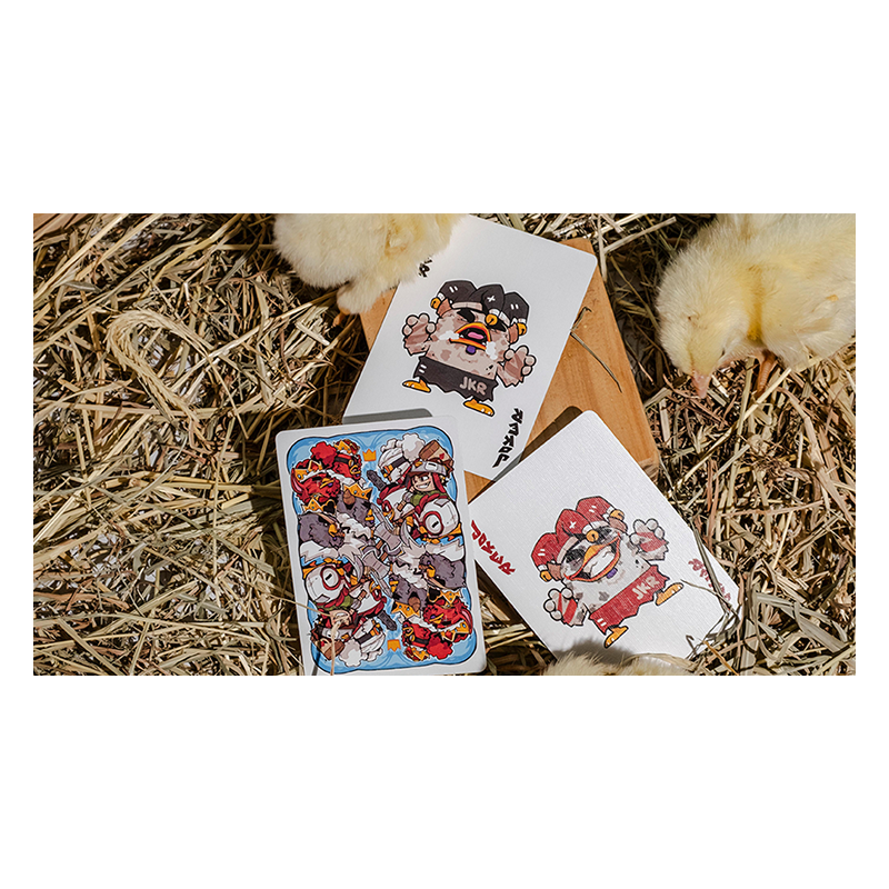 BICYCLE CHKNS & CROWNS PLAYING CARDS wwww.magiedirecte.com