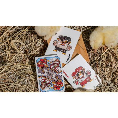 BICYCLE CHKNS & CROWNS PLAYING CARDS wwww.magiedirecte.com