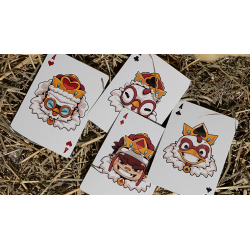 BICYCLE CHKNS & CROWNS PLAYING CARDS wwww.magiedirecte.com