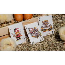 BICYCLE CHKNS & CROWNS PLAYING CARDS wwww.magiedirecte.com