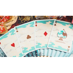 The Great Wave off Kanagawa V3 (Fresh Spring / Peppermint Green) Playing Cards wwww.magiedirecte.com