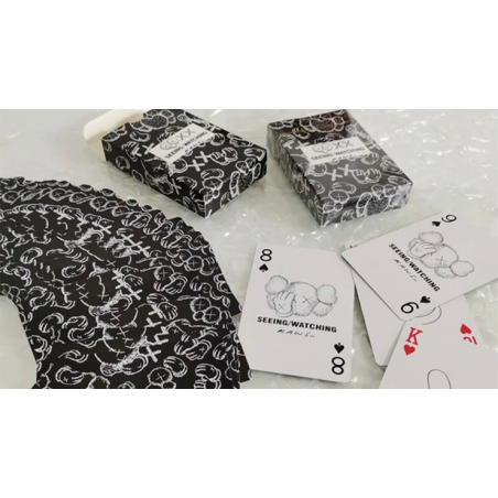 Kaws Seeing / Watching Black Edition Playing Cards wwww.magiedirecte.com