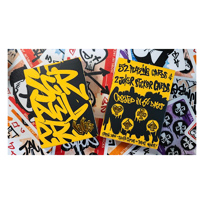 Scrawler 66's Playing Cards by Howlin' Jacks wwww.magiedirecte.com
