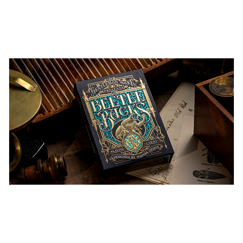 The Beetle Backs (Cobalt Edition) Playing Cards wwww.magiedirecte.com