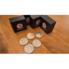 Expanded Shell Half Dollar (plus 4 Regular Coins) -Tango Magic wwww.magiedirecte.com