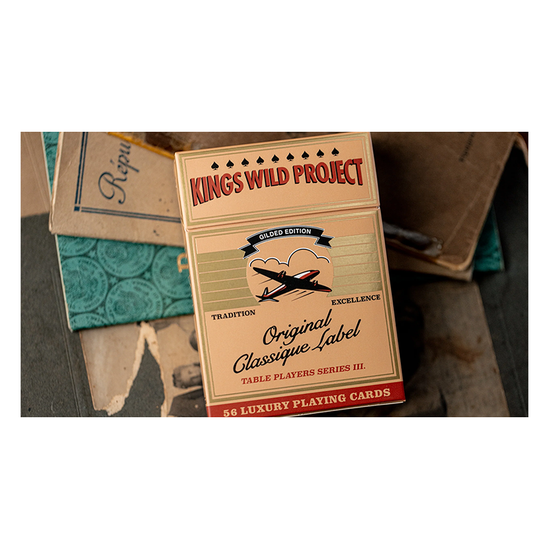 Gilded No.13 Table Players Vol.39 Playing Cards - Kings Wild Project wwww.magiedirecte.com