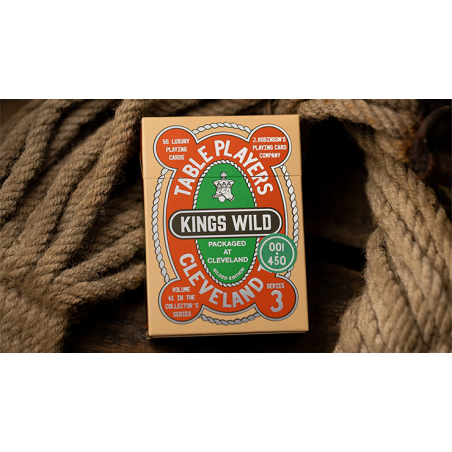 Gilded No.13 Table Players Vol.41 Playing Cards by Kings Wild Project wwww.magiedirecte.com