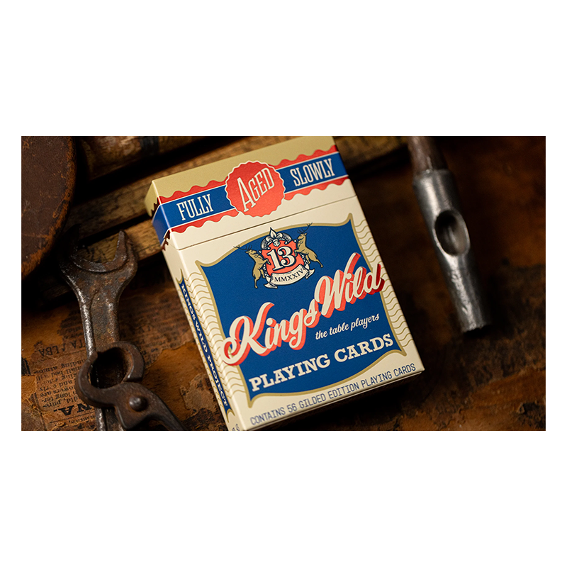 Gilded No.13 Table Players Vol.43 Playing Cards by Kings Wild Project wwww.magiedirecte.com