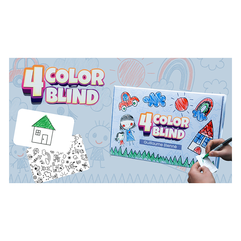 4 Color Blind by Guillaume Bienne wwww.magiedirecte.com