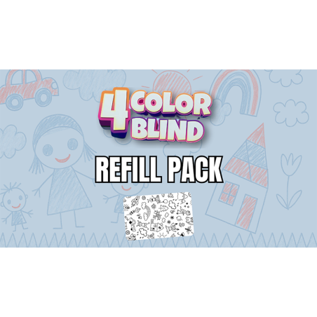 4 Color Blind Refill by Guillaume Bienne wwww.magiedirecte.com