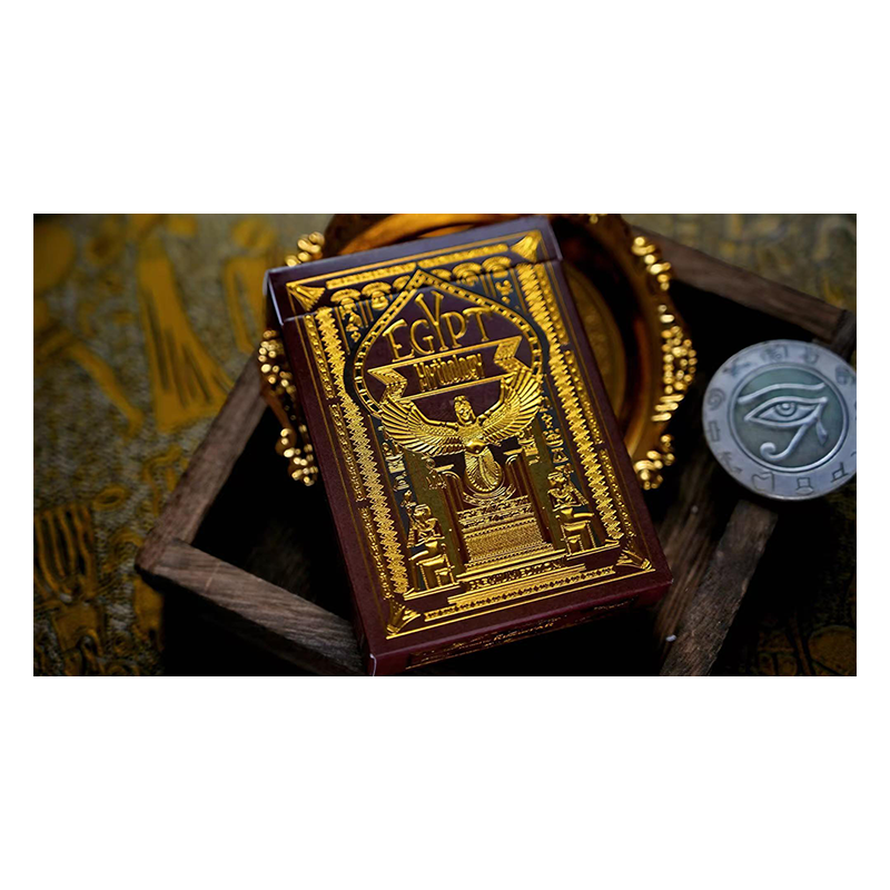 Egypt Mythology Premium Edition (Ruby) Playing Cards wwww.magiedirecte.com