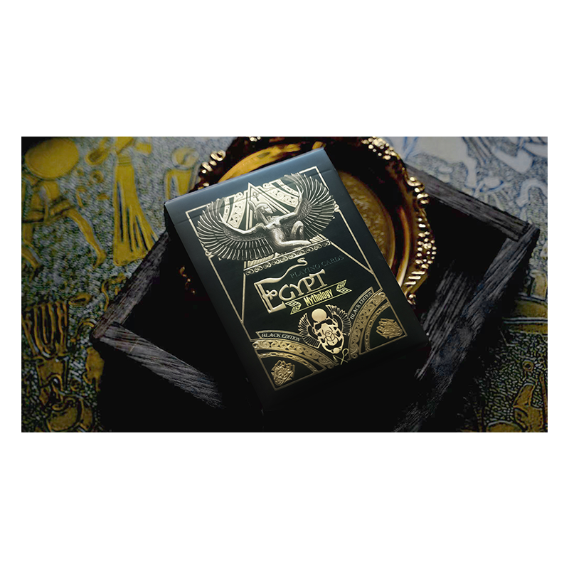 Egypt Mythology Black Edition (Pharaoh, Dark Gray) Playing Cards wwww.magiedirecte.com
