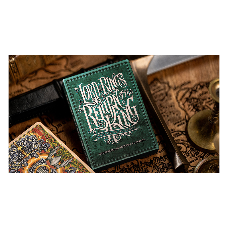 The Lord of the Rings - Return of the King Playing Cards by Kings Wild Project(Green) wwww.magiedirecte.com
