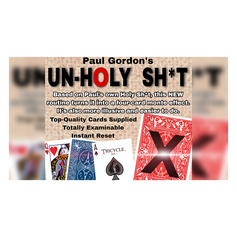 Unholy Sh*t by Paul Gordon wwww.magiedirecte.com