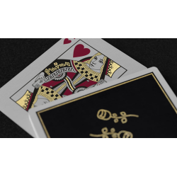 Gold Foil Black Roses Casino Playing Cards wwww.magiedirecte.com