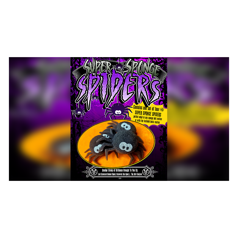 Super Sponge Spiders Sponge Ball Set wwww.magiedirecte.com