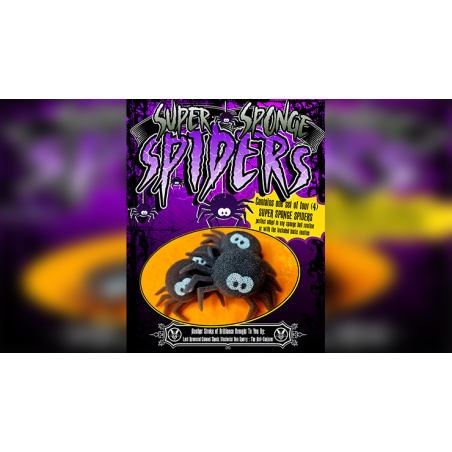 Super Sponge Spiders Sponge Ball Set wwww.magiedirecte.com