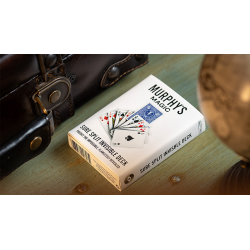 SURE SPLIT Invisible Deck Bicycle (Blue) by Murphy's Magic wwww.magiedirecte.com