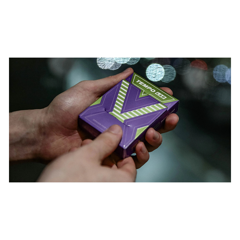 Tempo-Lab Purple Playing Cards wwww.magiedirecte.com