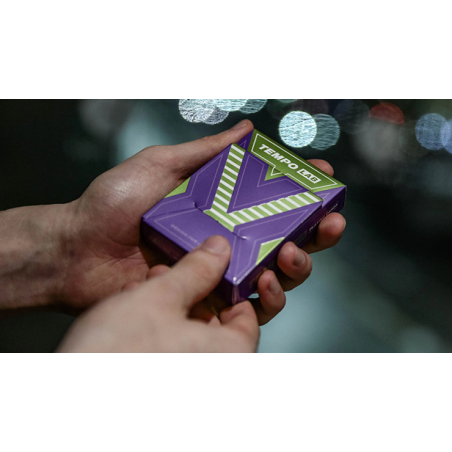 Tempo-Lab Purple Playing Cards wwww.magiedirecte.com