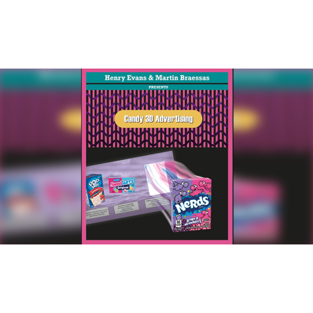 3D Candy Advertisement (Gimmicks and Online Instructions) by Henry Evans and Mysteries - Trick wwww.magiedirecte.com