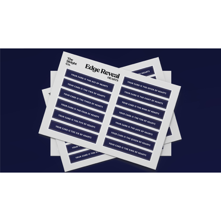 Edge Reveal (Blue Suits) by The Sleight Co wwww.magiedirecte.com