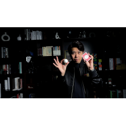 Ball on Card (Red) - Bond Lee & MS Magic wwww.magiedirecte.com