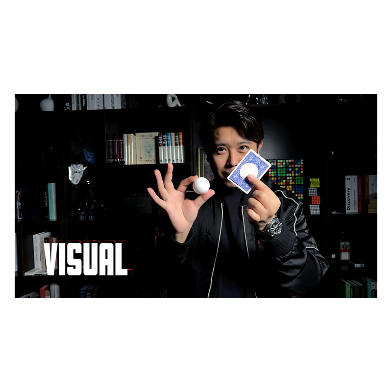 Ball on Card (Blue) by Bond Lee & MS Magic wwww.magiedirecte.com