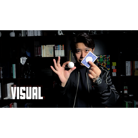 Ball on Card (Blue) by Bond Lee & MS Magic wwww.magiedirecte.com