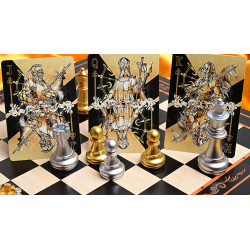 CHESS Black Playing Cards by Hidden Light wwww.magiedirecte.com