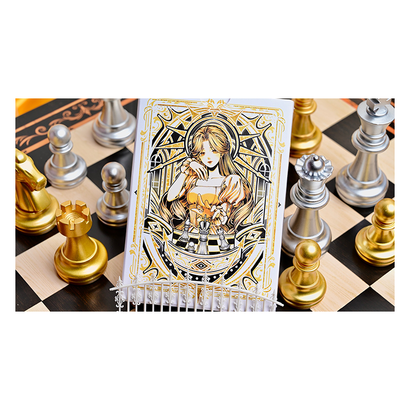 CHESS White Playing Cards by Hidden Light wwww.magiedirecte.com