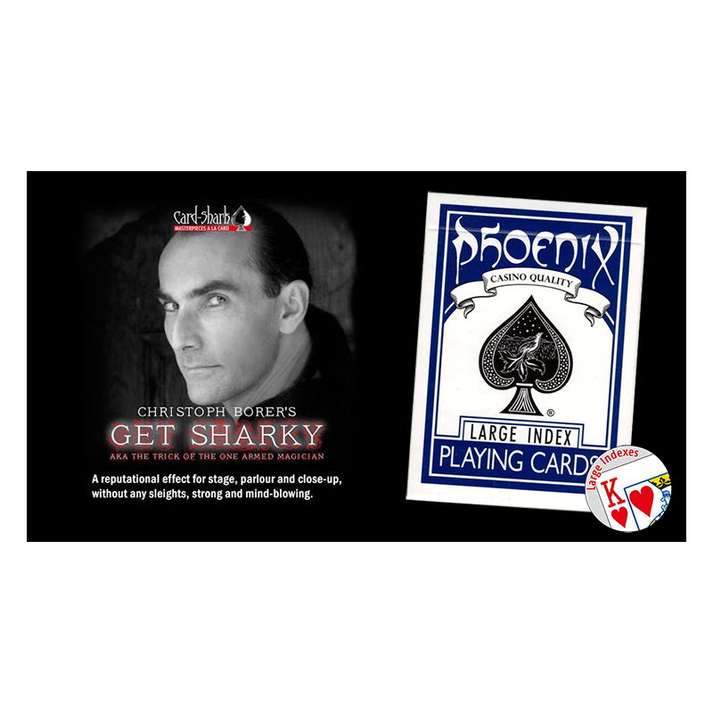 Get Sharky Large Index (Blue) by Christoph Borer wwww.magiedirecte.com